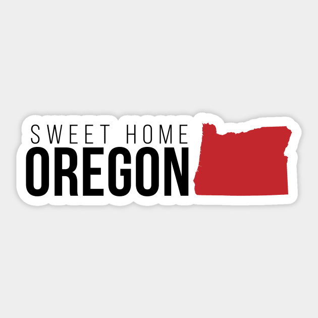 Sweet Home Oregon Sticker by Novel_Designs